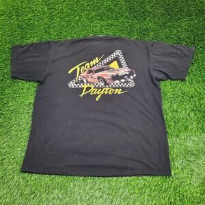 VTG Daytona Radials Race Car Jerzees T-Shirt 2XL Pocket Tee